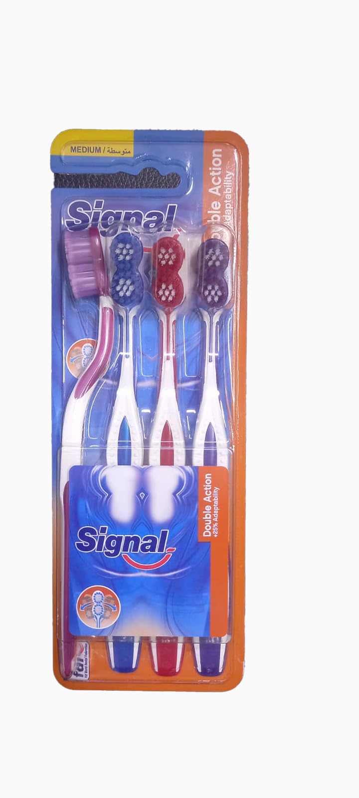 SIGNAL TOOTH BRUSH DOUBLE ACTION MEDIUM (3+1)