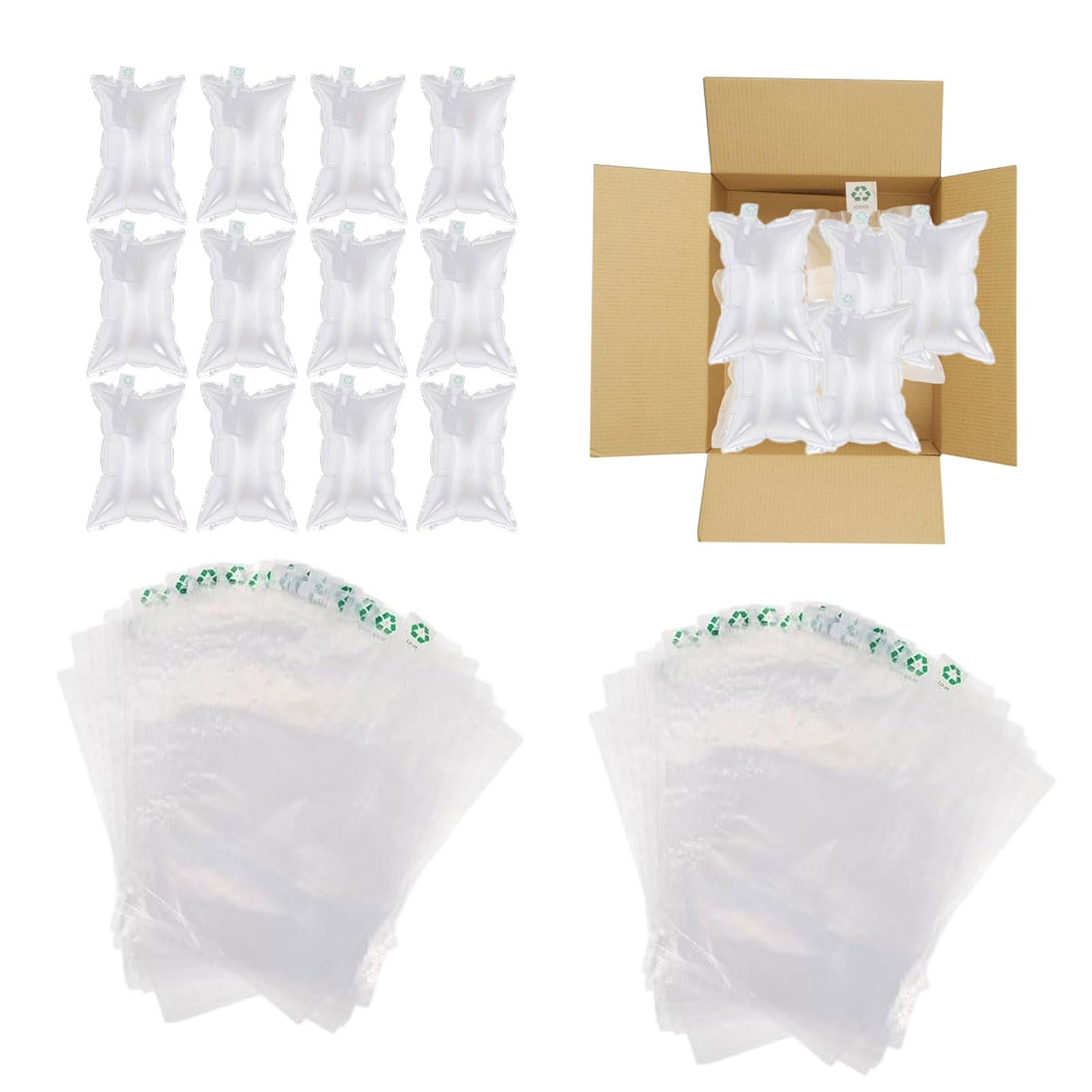 Sacchetti Di Riempimento Per Spedizioni - 200 Pezzi, Cuscini D'Aria Gonfiabili, Imballaggio - Foto 3