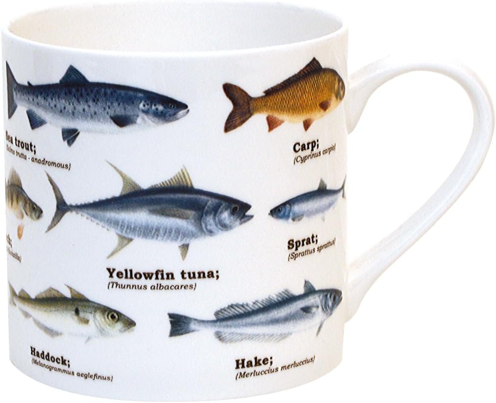 Ecologie Multi Species Fish Bone China Mug