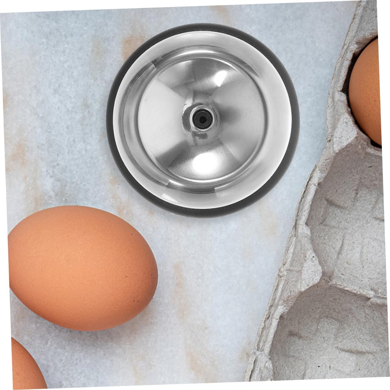 COLLBATH 2pcs Egg Piercer Tool Stainless Steel Egg Hole Separator Kitchen Pricker and Kitchen Gadget for Restaurants and Home Cooking