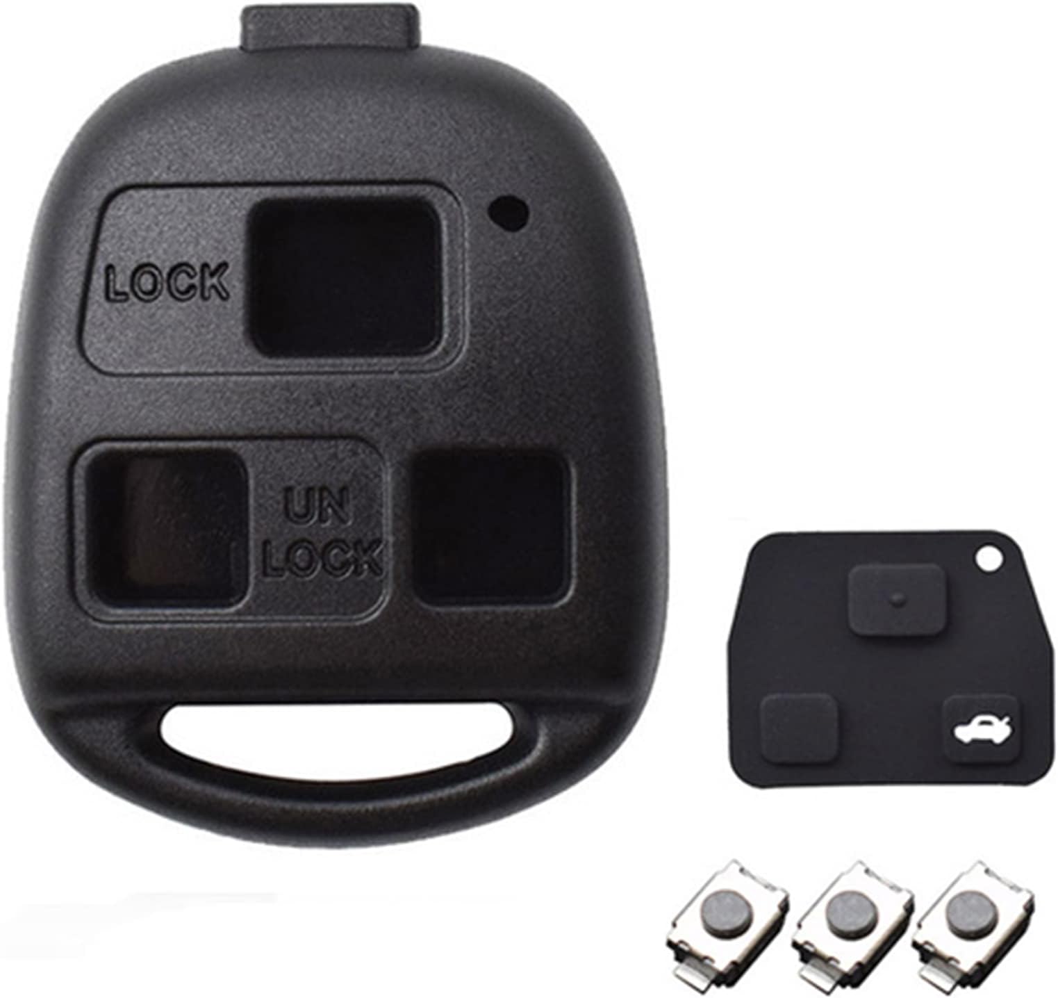 HooRLZ Toyota Lexus Key Fob Cover Replacement For Toyota Aygo Corolla ...