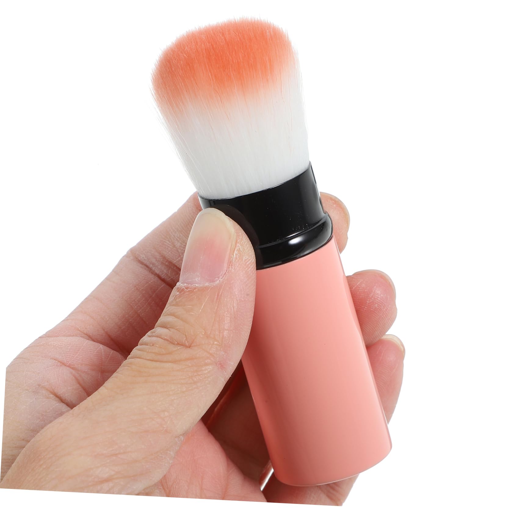 Didiseaon Facial Makeup Brush Set Retractable Eyeshadow Brush Loose Powder Brush Blush Makeup Brush Soft Hair for Professional Personal Use Random