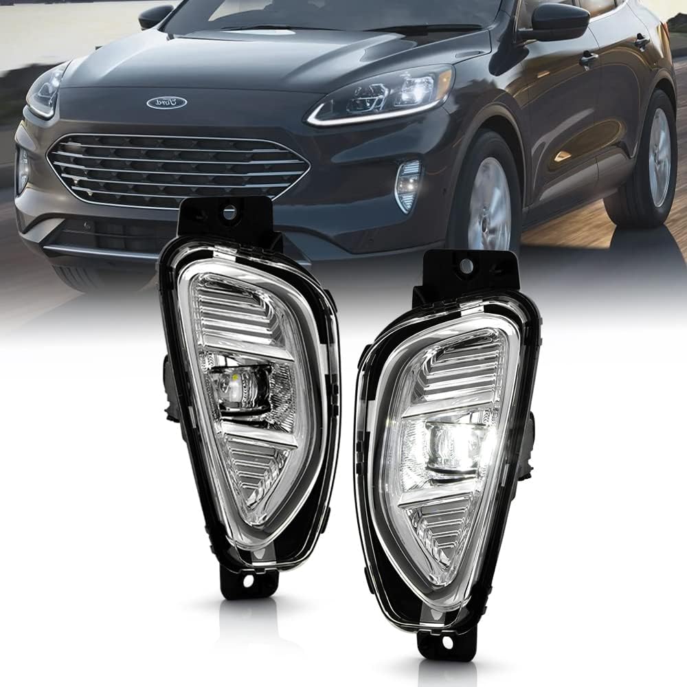 ACANII For 2020 2021 2022 Ford Escape LED Bumper Fog