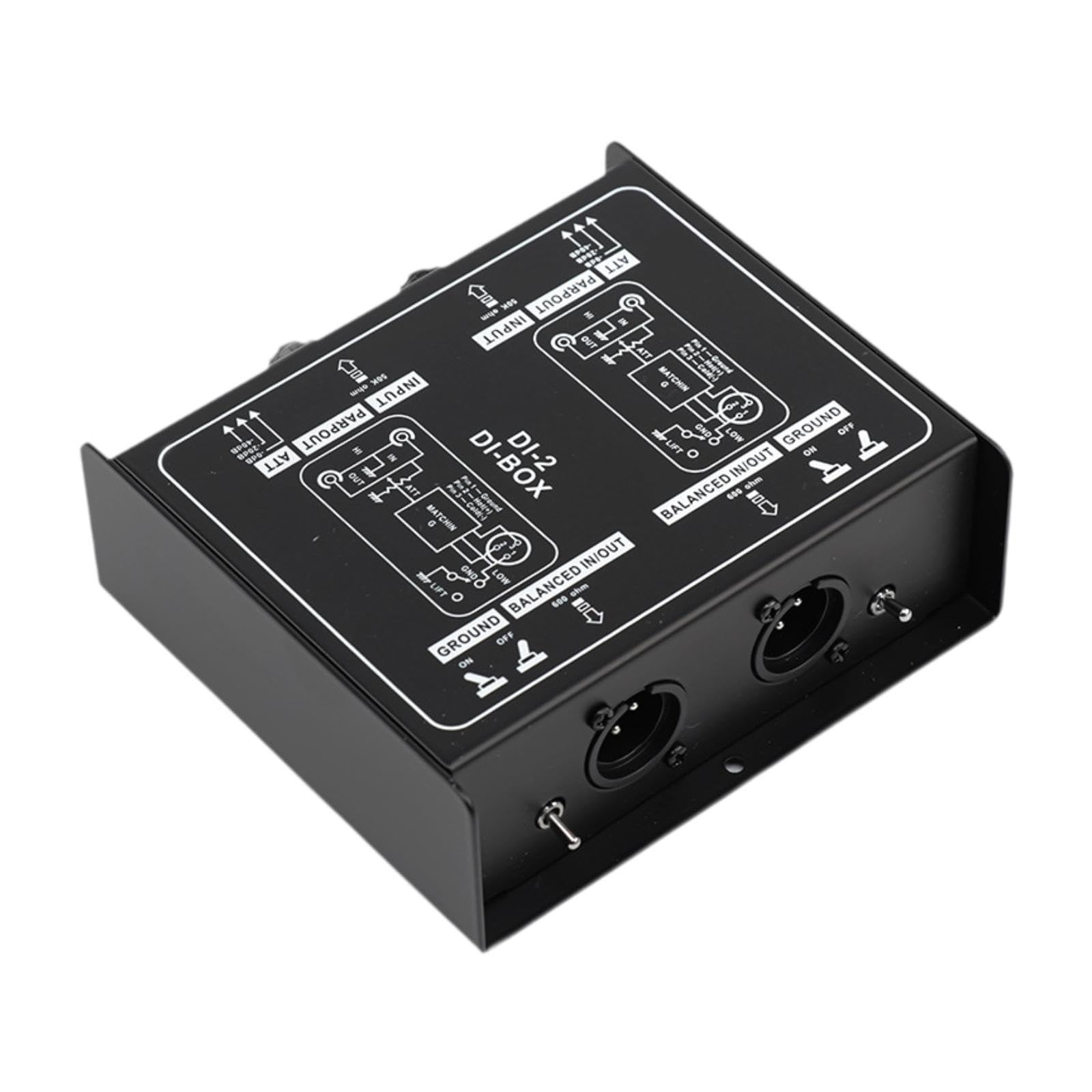 SECRET DESIRE Passive Direct Box Bass Studio Live Di Box for Professionals Audio Engineers Double-picture-19