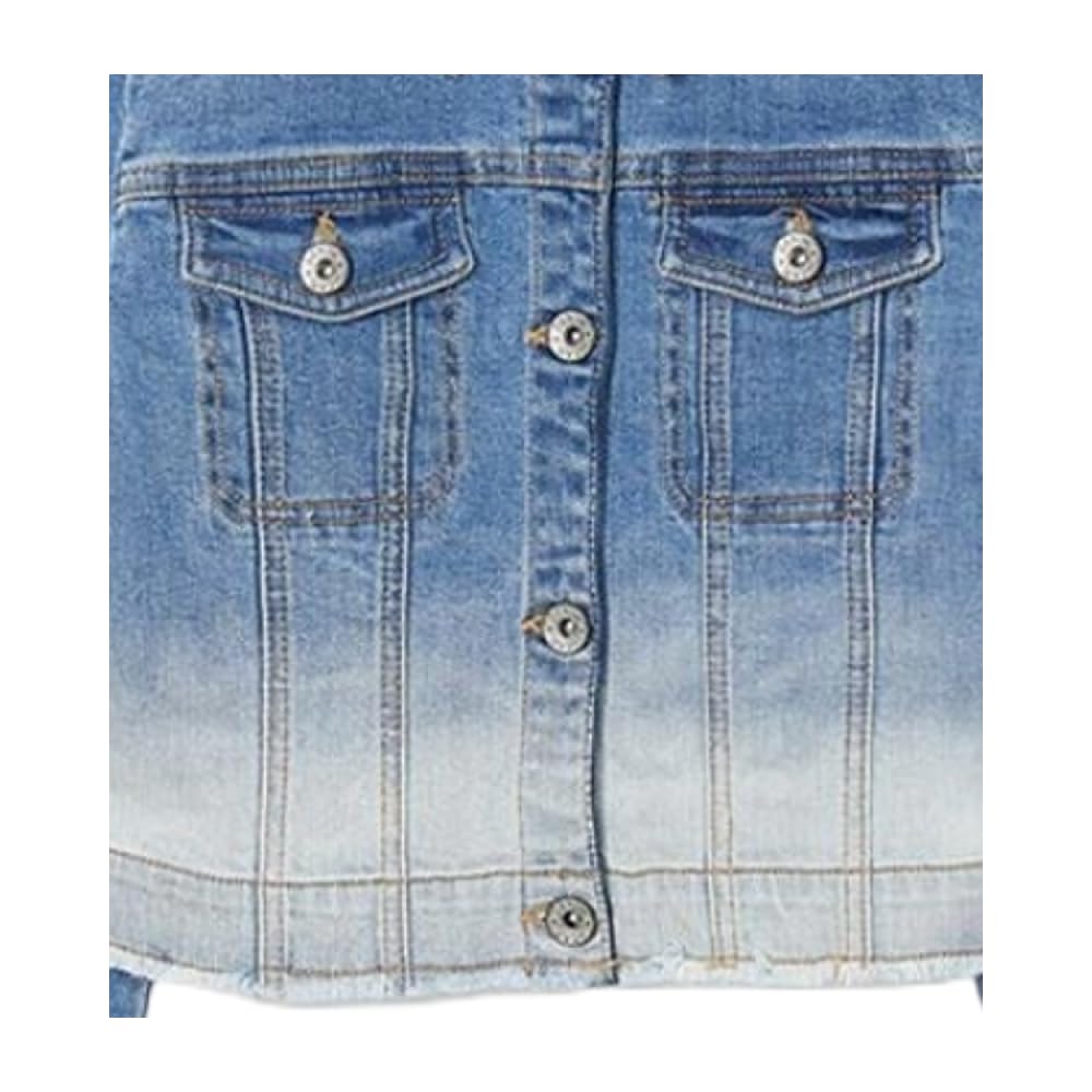 Generico Chaqueta vaquera para niñas y niñas, ideal para la temporada primavera-verano, disponible en varios colores vivos un look versátil y a la moda
