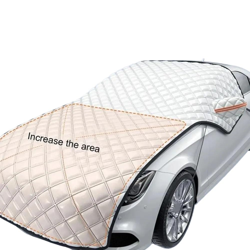 Protector para Parabrisas Cubierta de Parabrisas Delantero Coche Invierno, Cubierta Gruesa Nieve para, protección Impermeable antiescarcha Cubierta de Parabrisas antihielo