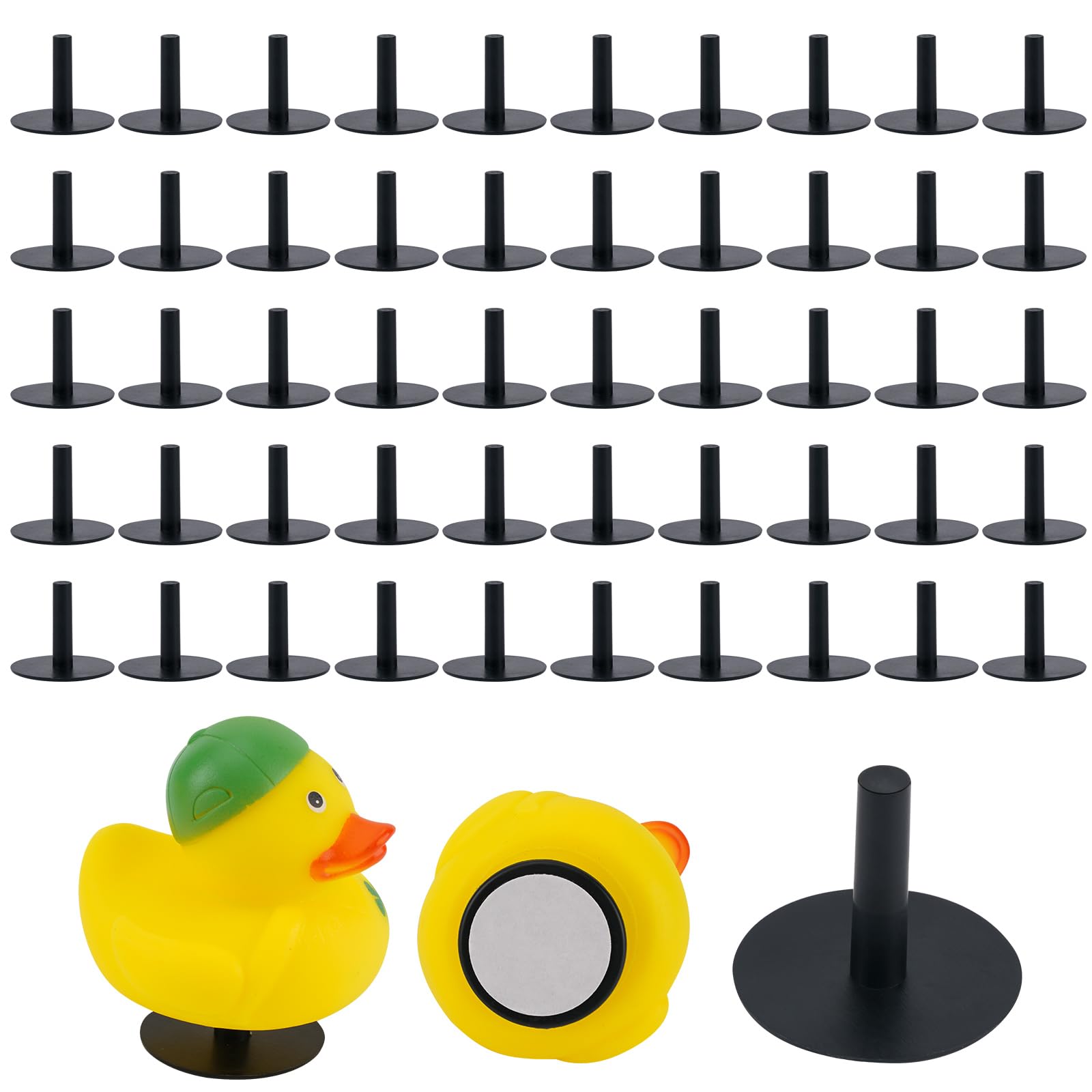 50pcs Duck Plug-Rubber Duck Mount Jeep Duck- Plastic Duck Plug Holder for Jeep Dash for Dispaly Jeep Ducking Gifts for Jeep Lover(Excluding Rubber Duck)