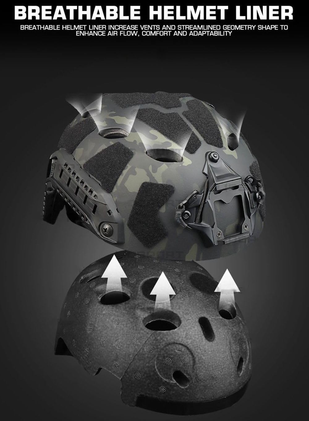 Taktyczny szybki kask, kaski do gry Airsoft Army CS, polowanie na zewnątrz, strzelanie, paintball, sprzęt ochronny na głowę