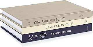 Book Decor Set – Decorative Books for Home Decor, Dark Navy Indigo Blue ...