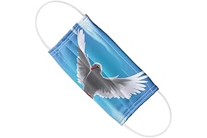 Popfunk Dove Bird Flying In the Sky Christian Mask for Adults