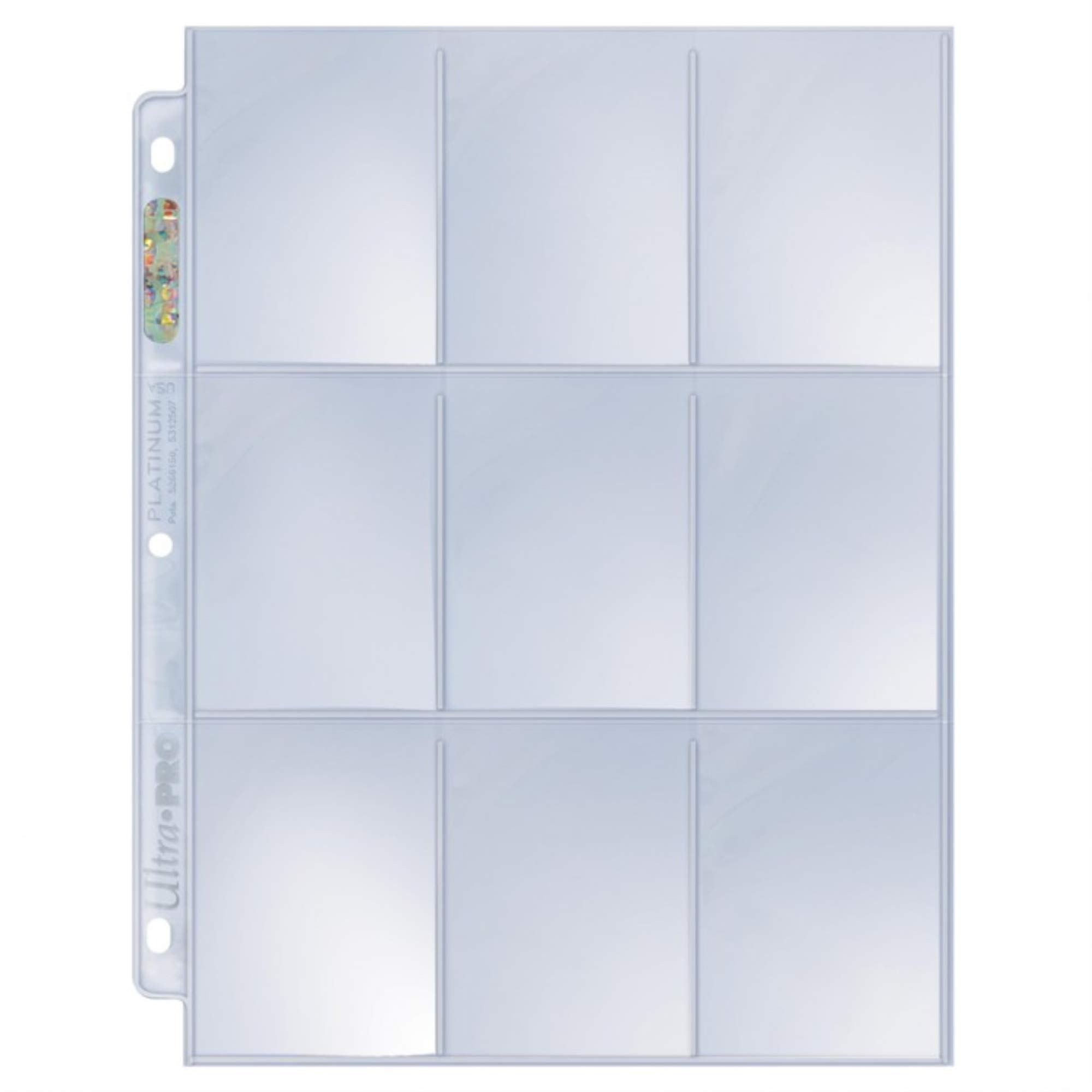 Amazon | ウルトラプロ 9ポケットページ トレカ用 (2.5×3.5 inch) 3穴