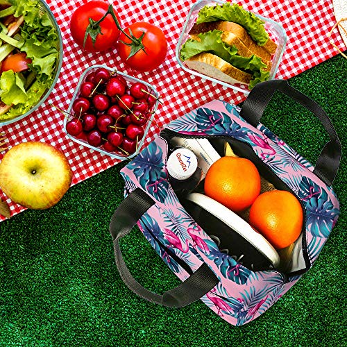 Lunch Bag For Kids, Cute Insulated Kids Lunch Box Container Reusable Cooler Lunch Tote Bag For Children Girls And Boys, School Picnic Travel Outdoors(Hot Pink With Flamingo) #TOP6