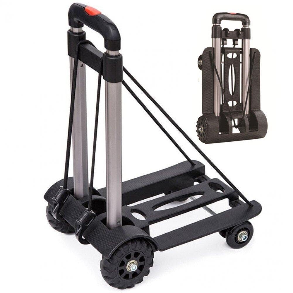 Sanfly Carrello Pieghevole Portabagagli In Alluminio – 34 Pollici – Colore Viola