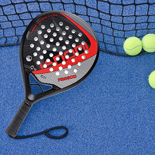 Image of IANONI Padel Racket Carbon Fiber Surface with EVA Memory Flex Foam Core Padel Tennis Racquets Paddle Tennis Racket