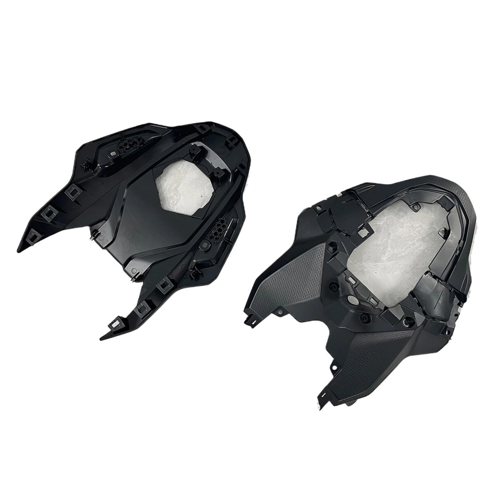 Carenado de cubierta trasera Carenado De Parabrisas Trasero Sin Pintar, Cubierta Compatible Con BMW S1000RR 2023 2024 2025, Panel Asiento Pasajero(Black type A)