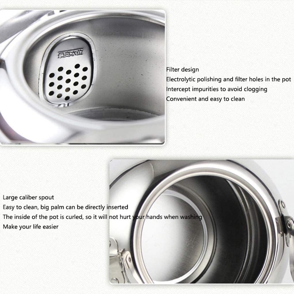 RUVOO Kettle Stovetop Whistling Tea Kettle 5L Tea Kettle Stainless Steel Whistling Kettle Gas Water Bottle Water Kettles Camping Whistle Kettle Tea Kettle Stovetop Teapot