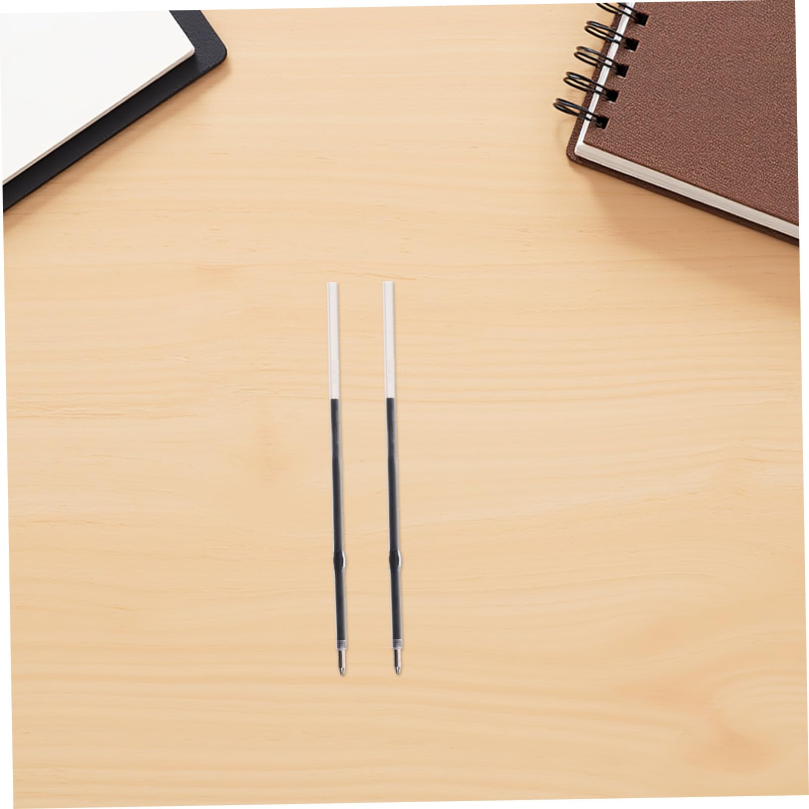 500 Pièces Recharges de Stylo à Bille Encre Noire Recharge Remplaçable pour Stylos à Bille Rétractables Écriture Fluide pour École Bureau et Étudiants