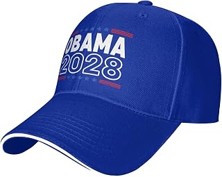 Obama for President Obama 2028 Washed Baseball Cap Vintage Plain Dad Hats for Men Woman