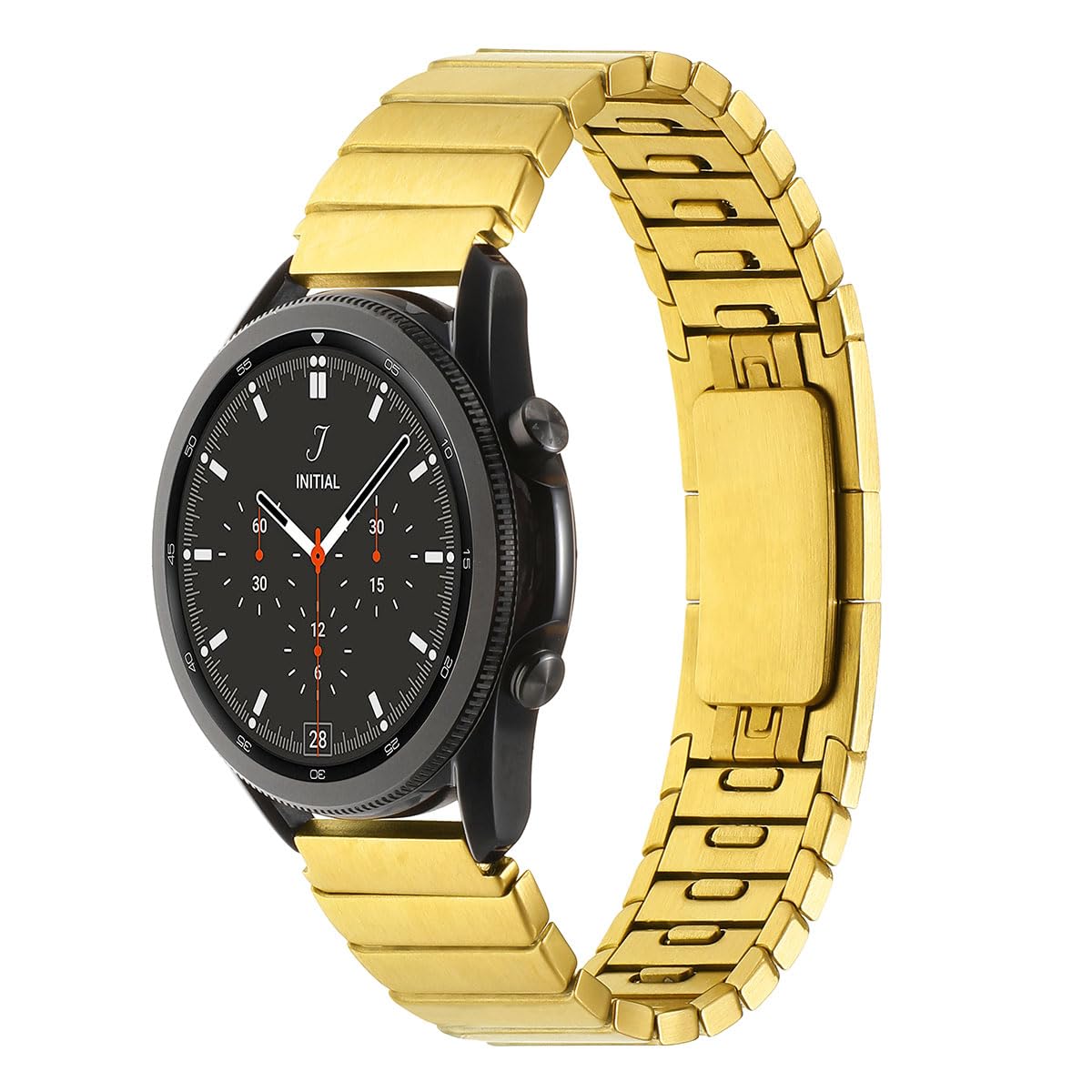 Zore Huawei İle Uyumlu Honor Magic 2 46mm KRD-82 22mm Metal Kordon Gold