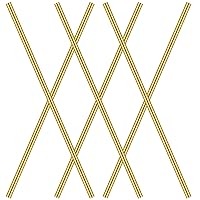 Vista 2 de 6 barras redondas de latón de 12 pulgadas y 3/16 pulgadas, barras de torno de latón, 3/16 pulgadas de diámetro y 12 pulgadas de largo