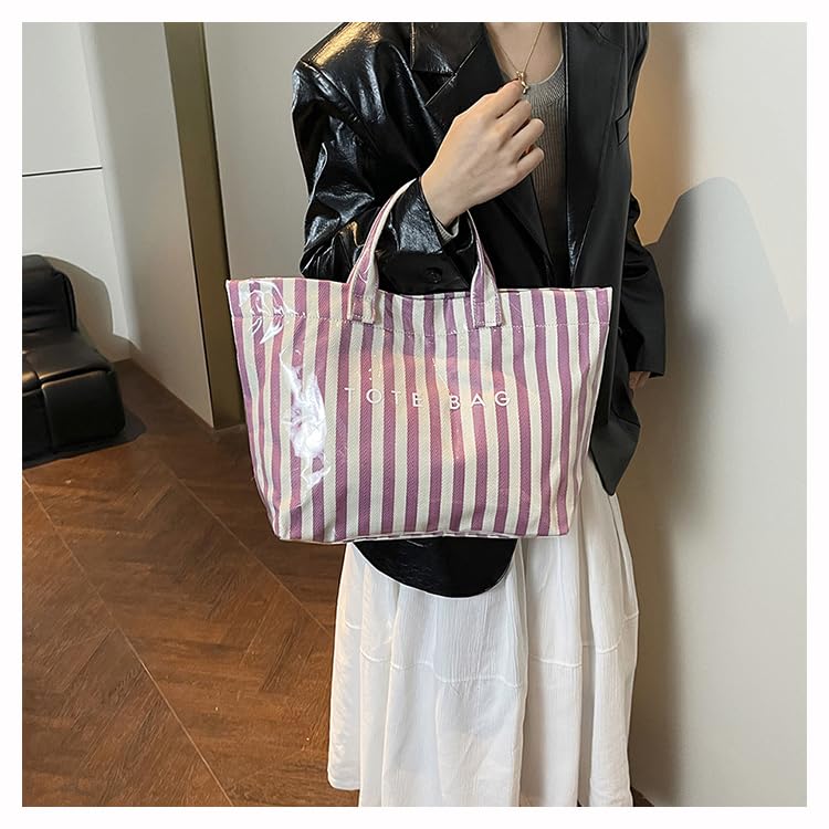 Image of Lushandy PVC Tote Bag for Women Jelly Beach Bag Top Handle Hobo Handbag | Water-Resistant, Wipe Clean, Lightweight
