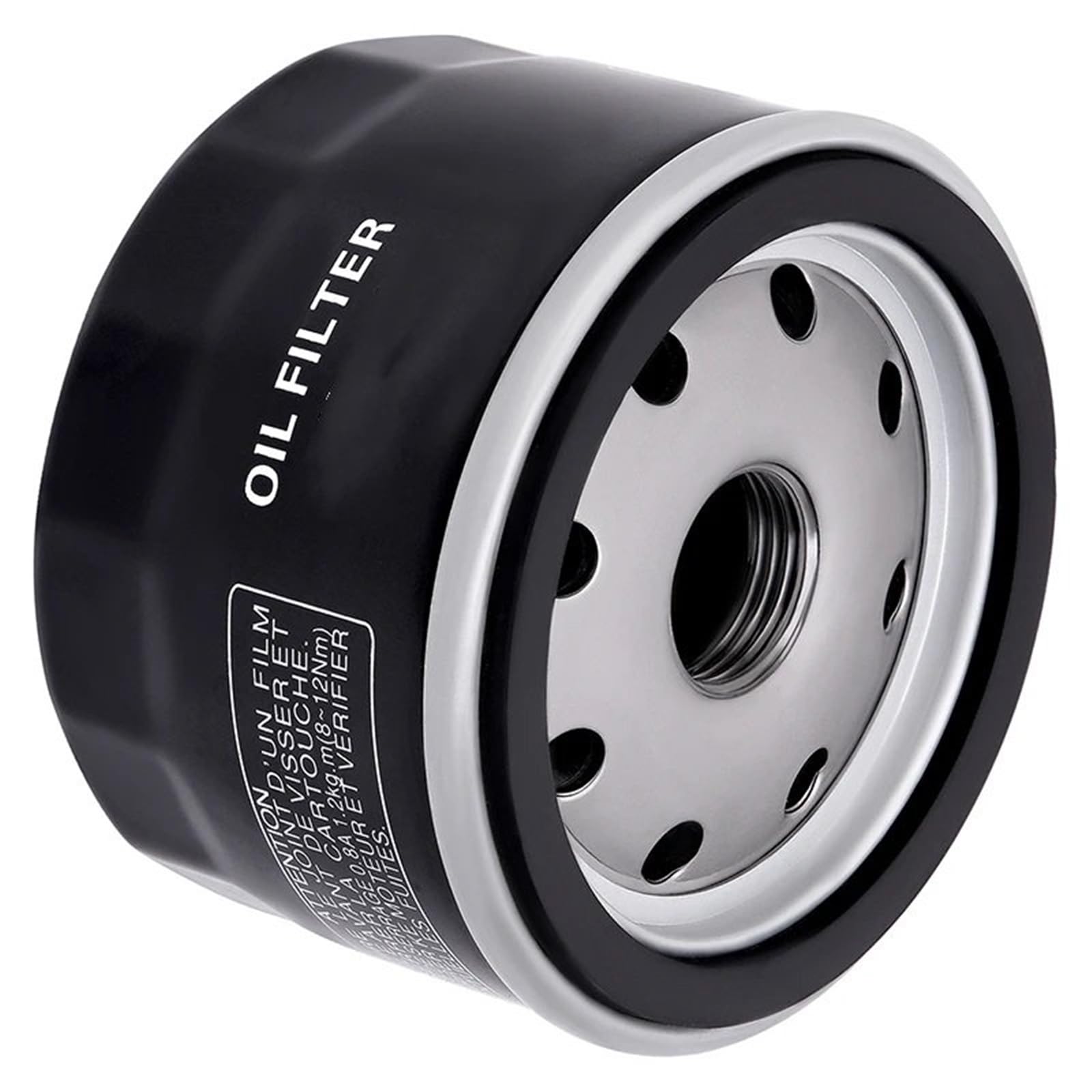 Motocyklowe Filtr 1/2/4/6 szt. Filtr oleju motocyklowego pasuje do BMW C650 647 C650gt F650GS F700GS F750GS F800GS 798 K72 K81 F800R Motocyklowe filtry oleju(6 Pcs)