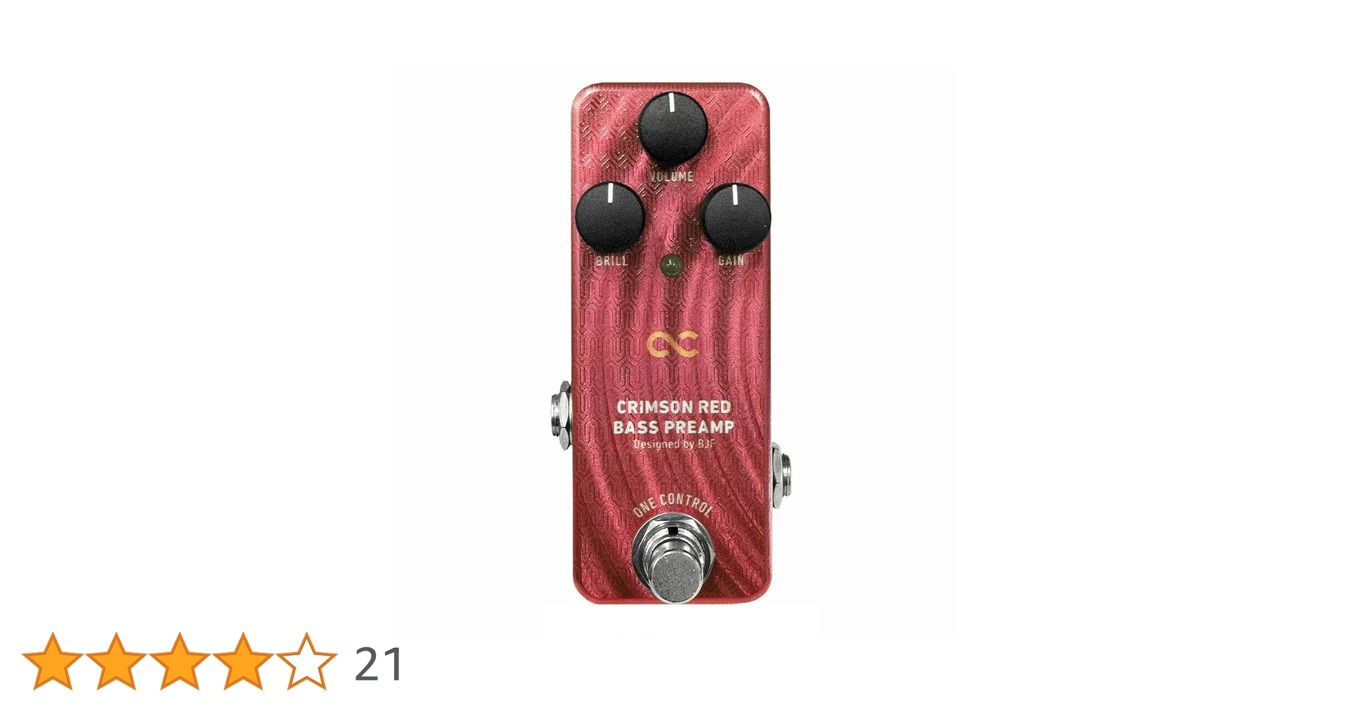 【美品】One Control Crimson Red Bass Preamp 9/30 16:00まで 5% OFF!】One Control CRIMSON RED BASS PREAMP