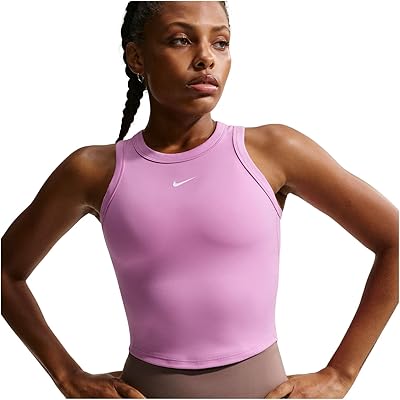 Nike One Fitted Dri-FIT Cropped Tank Top