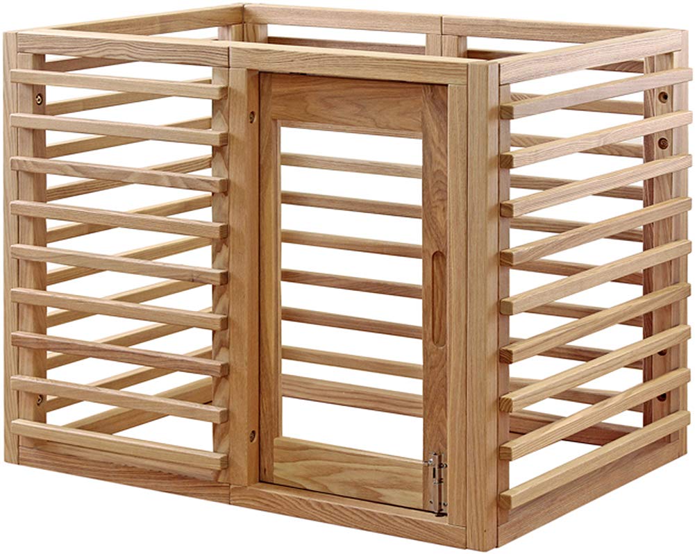 Amazon.co.jp: 犬 小型犬用 ケージ サークル 幅80 ナチュラル 省