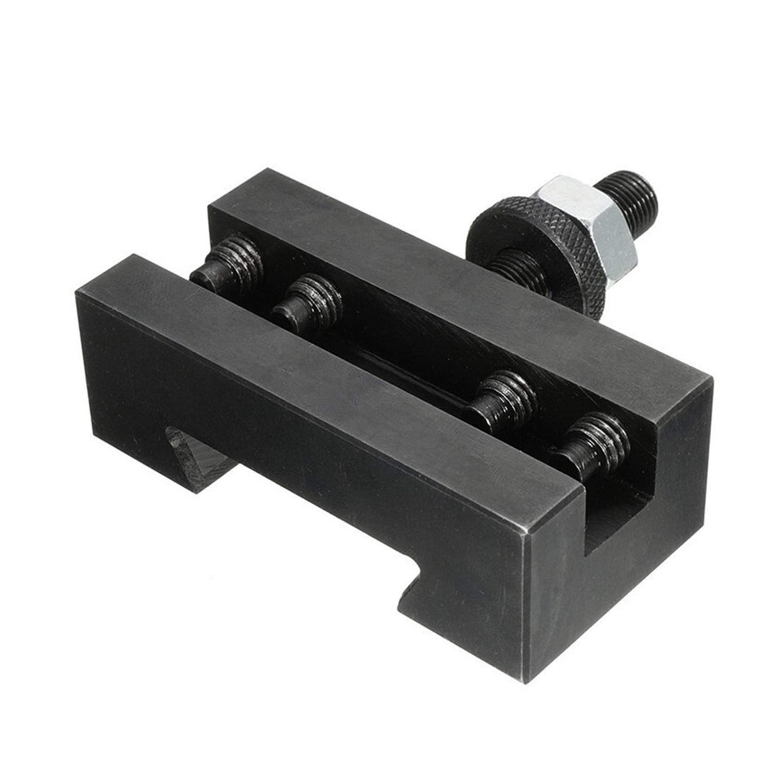 1Pcs Lathe Accessories DIY, Lathe Quick Change Tool Post 250-000 Cuniform GIB Type Tool Post 001-010 Tool Holder for Lathe Tools Accessories(250 010)