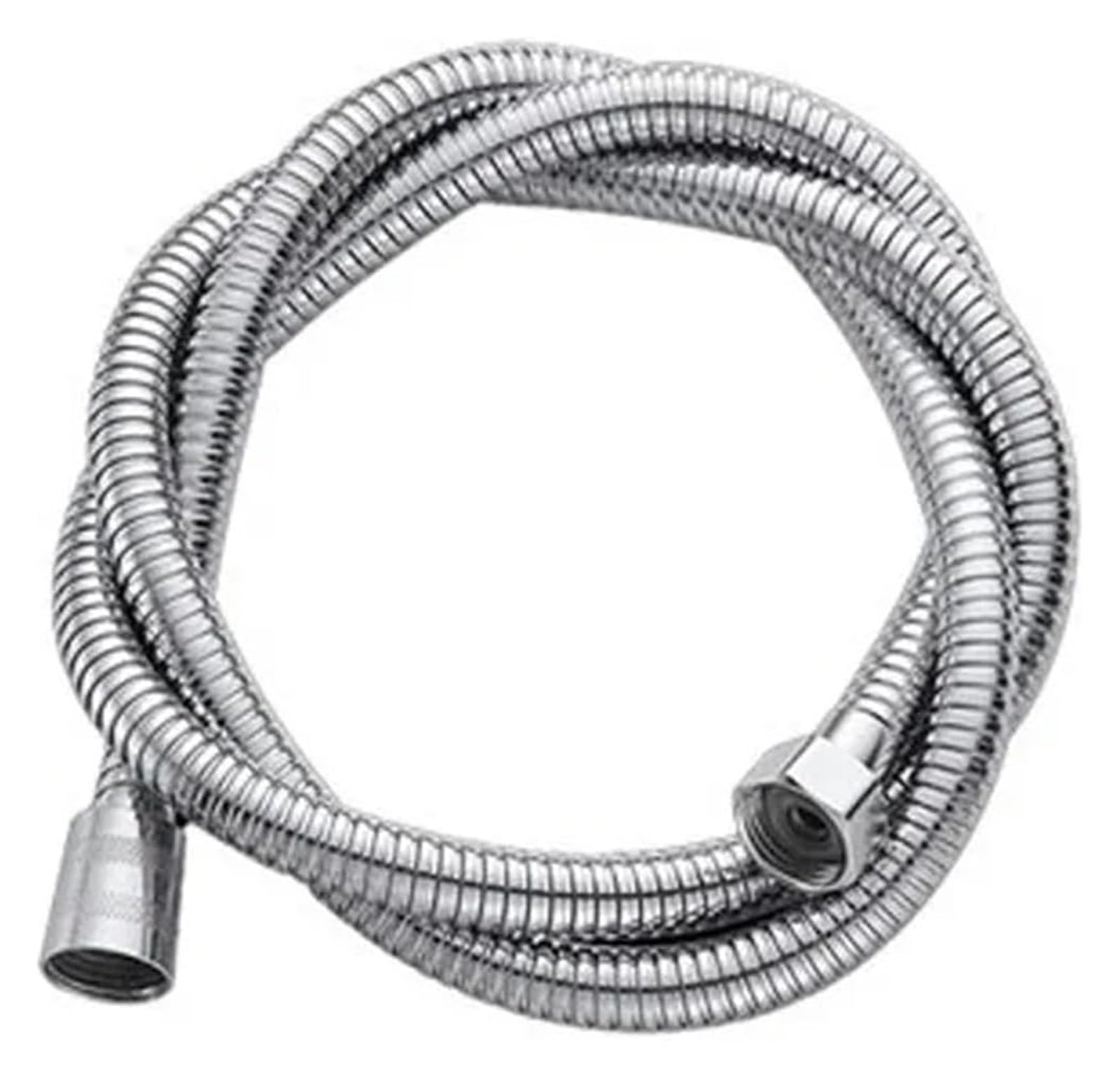 Naqzrxpml Silver 1.5M Hose Copper Handheld Shower Head Booster Water Saving Coarse Hole Silver(Silver 1.5M Hose)