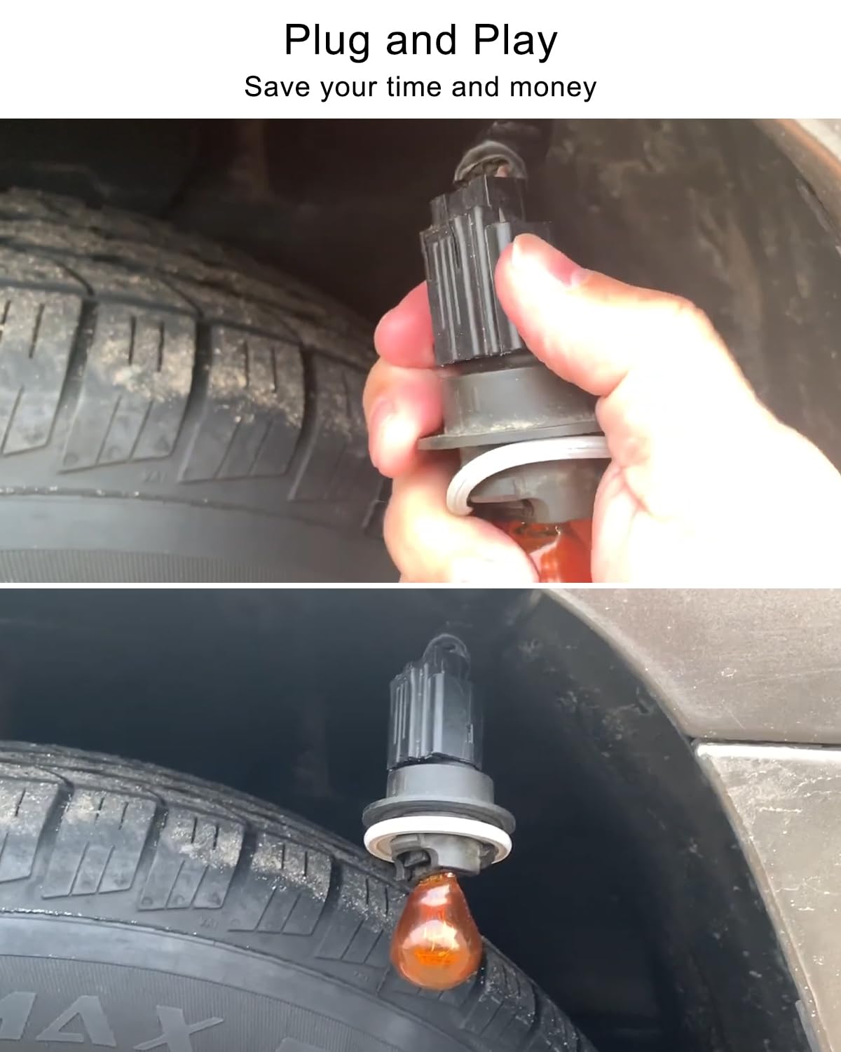 Amazon.com: Vaticas Turn Signal Light Bulb Socket Replace  