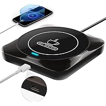 Smart USB Coffee Cup Warmer with Pressure-Induced Auto On/Off, Coffee Accessories for Home Office Desk