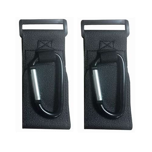 AKOAK 2 unidades de ganchos para cochecito de bebé, piel antideslizante y ganchos multiusos para bolsas de pañales, bolsas de compra, artículos de