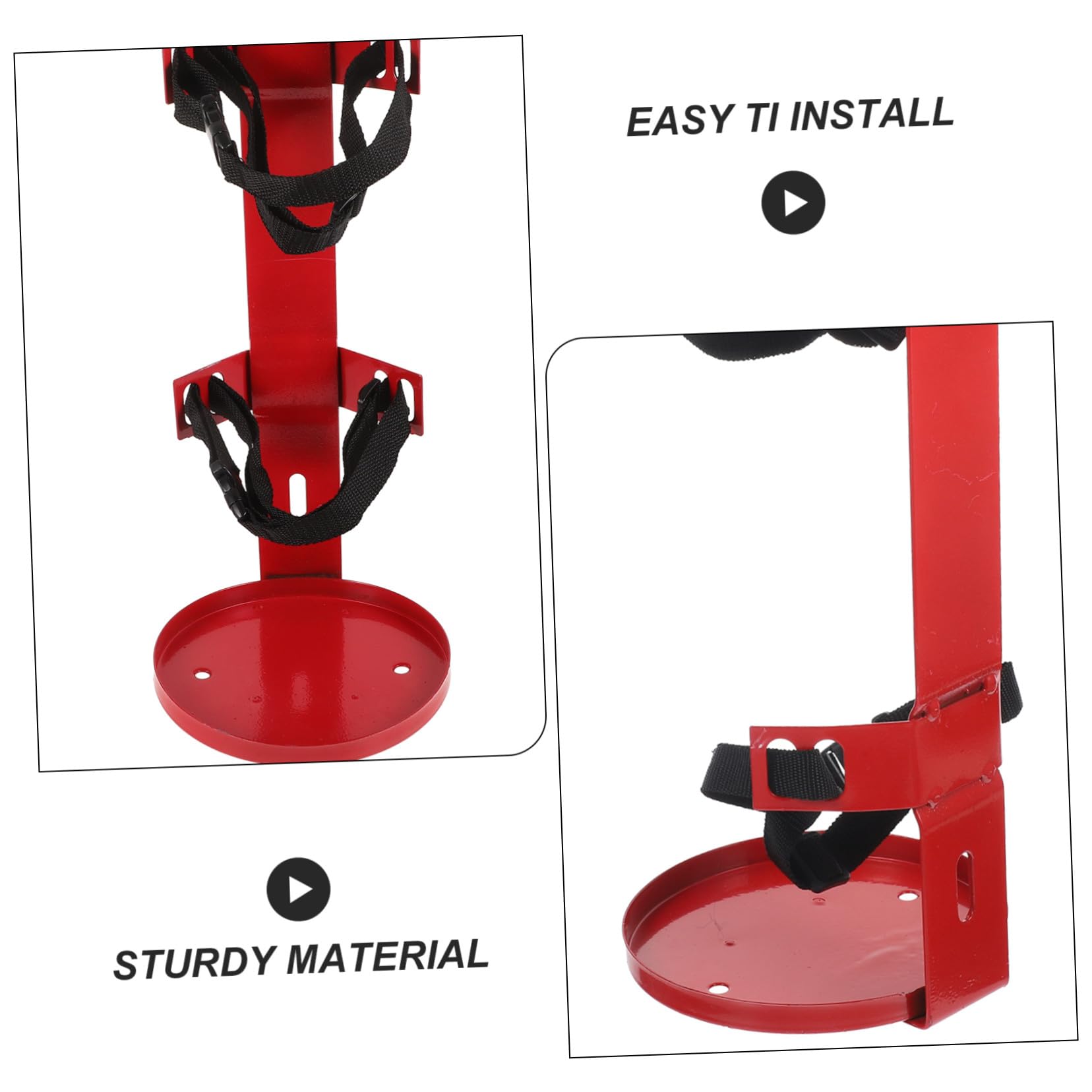 Toddmomy Soporte para Extintor de Incendios Montaje Seguro para Vehículos y Autobuses Instalación Fácil Diseño Resistente y Compatible con Varios de Extintores
