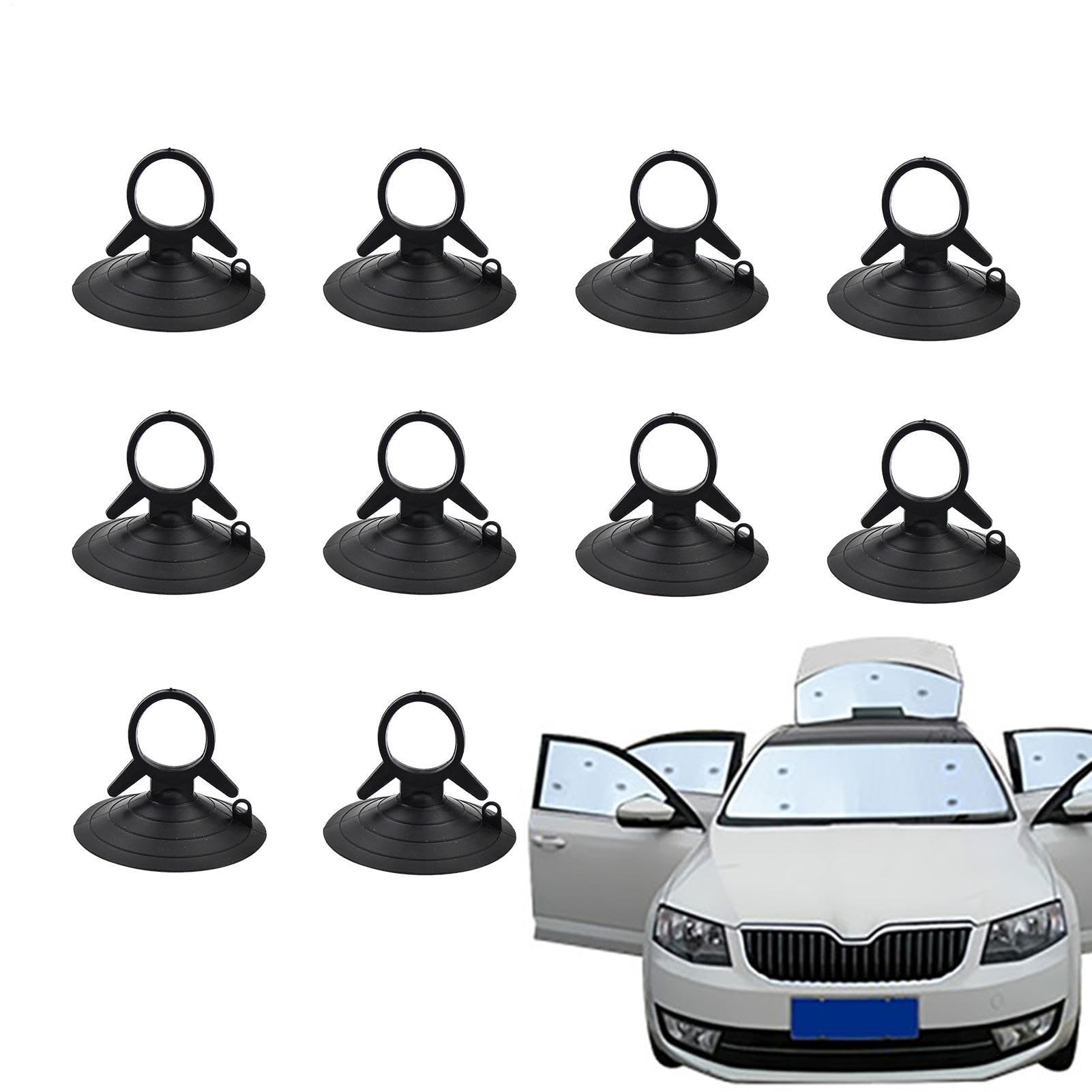 Generisch Ventose per ombrelloni – parabrezza auto – riutilizzabile per parabrezza auto – gancio di aspirazione a coda di rondine per parabrezza, bagno, cucina