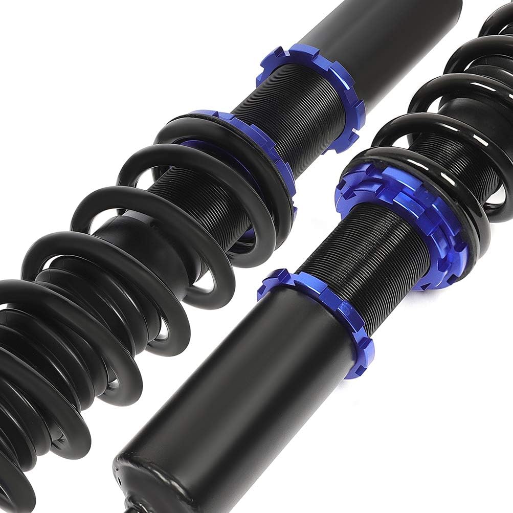Adjustable Height Coilovers Struts Front And Rear Fit for 2001-2003 for Acura CL, 1999-2003 for Acura TL, 1998-2002 for Honda for Accord Coil Spring Over Shock (Set of 4) - Blue