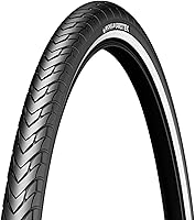 Michelin Protek 700x35/40 Reflective Anti-Puncture Clincher Tires - E-Bike Ready Tubeless for Urban Road Touring