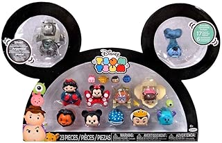Disney Tsum Tsum Buzz, Woody, Snow White, Minnie, King Louie, Boo, Scar, Mickey, Destiny, Maleficent, Sully & Eeyore 1-Inch Minifigure 17-Pack - coolthings.us