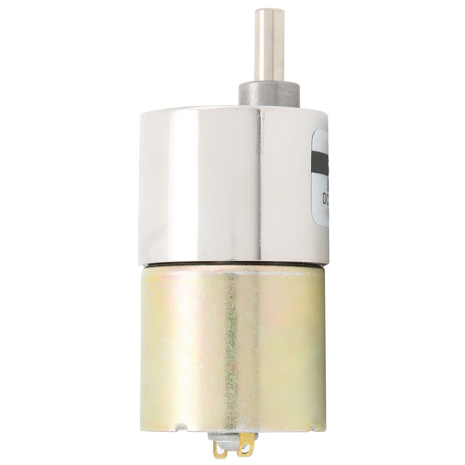FTVOGUE Motor de Reducción de Engranajes DC, Baja Velocidad 50 Rpm CW/CCW