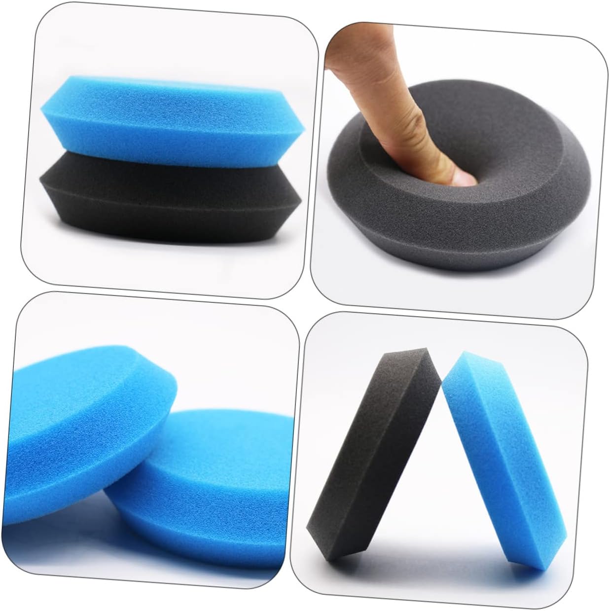 Convenient Pottery Sponge Portable Wax Applicator Pad for Car Painting Staining Stippling