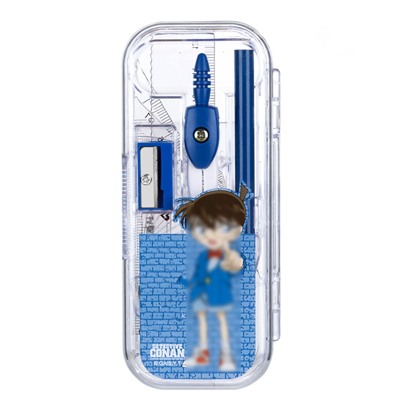 SwePer Professionelles Kompass-Geometrie-Set Mathe-Werkzeug-Set mit Zirkel, Winkelmesser, Bleistift, Radiergummi, Dreieck, Mathe-Set mit Aufbewahrungsbox for Zeichnen, Messwerkzeug, Geometrie-Set