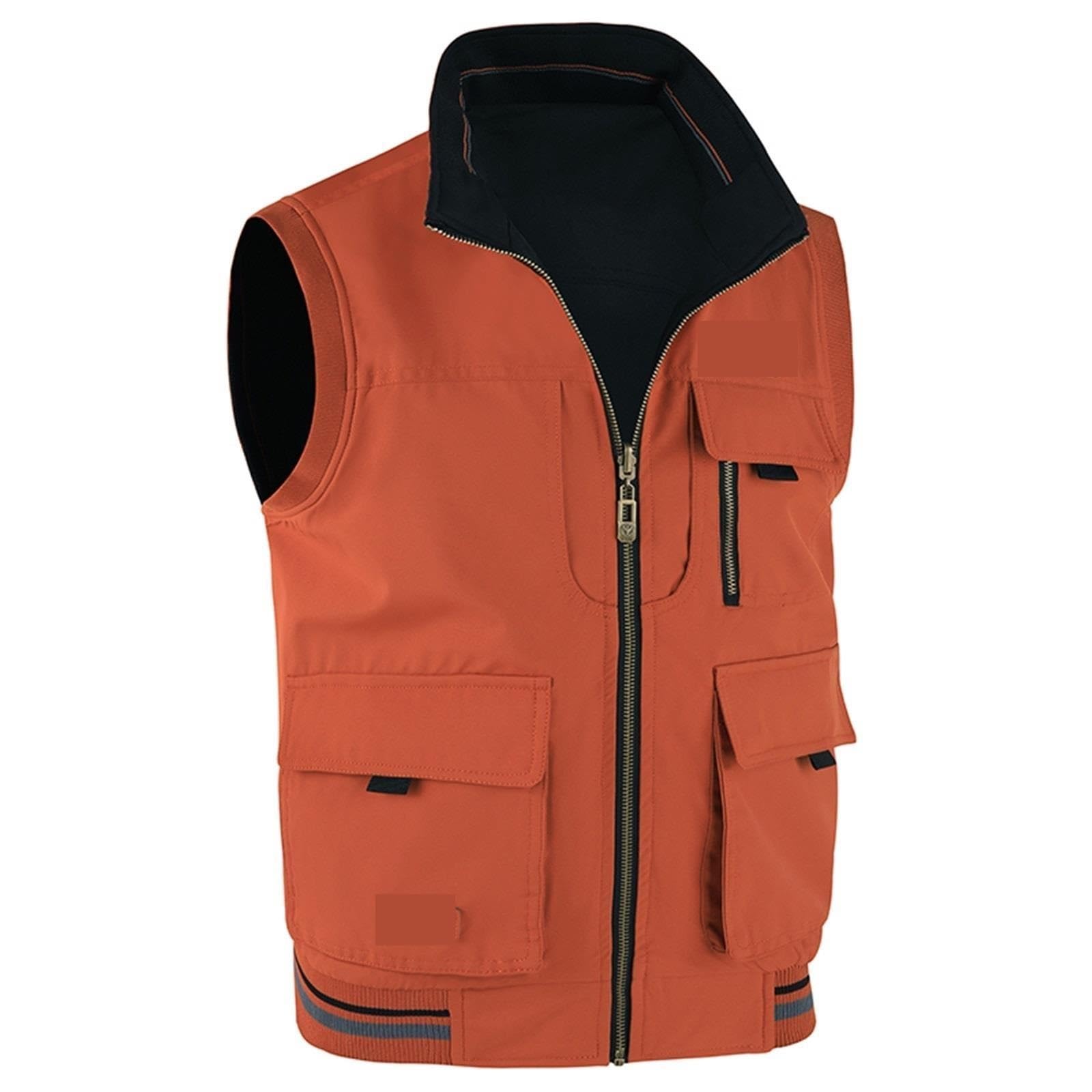 Gilet À Col Montant for Hommes, Outil Fin, Loisirs De Plein Air