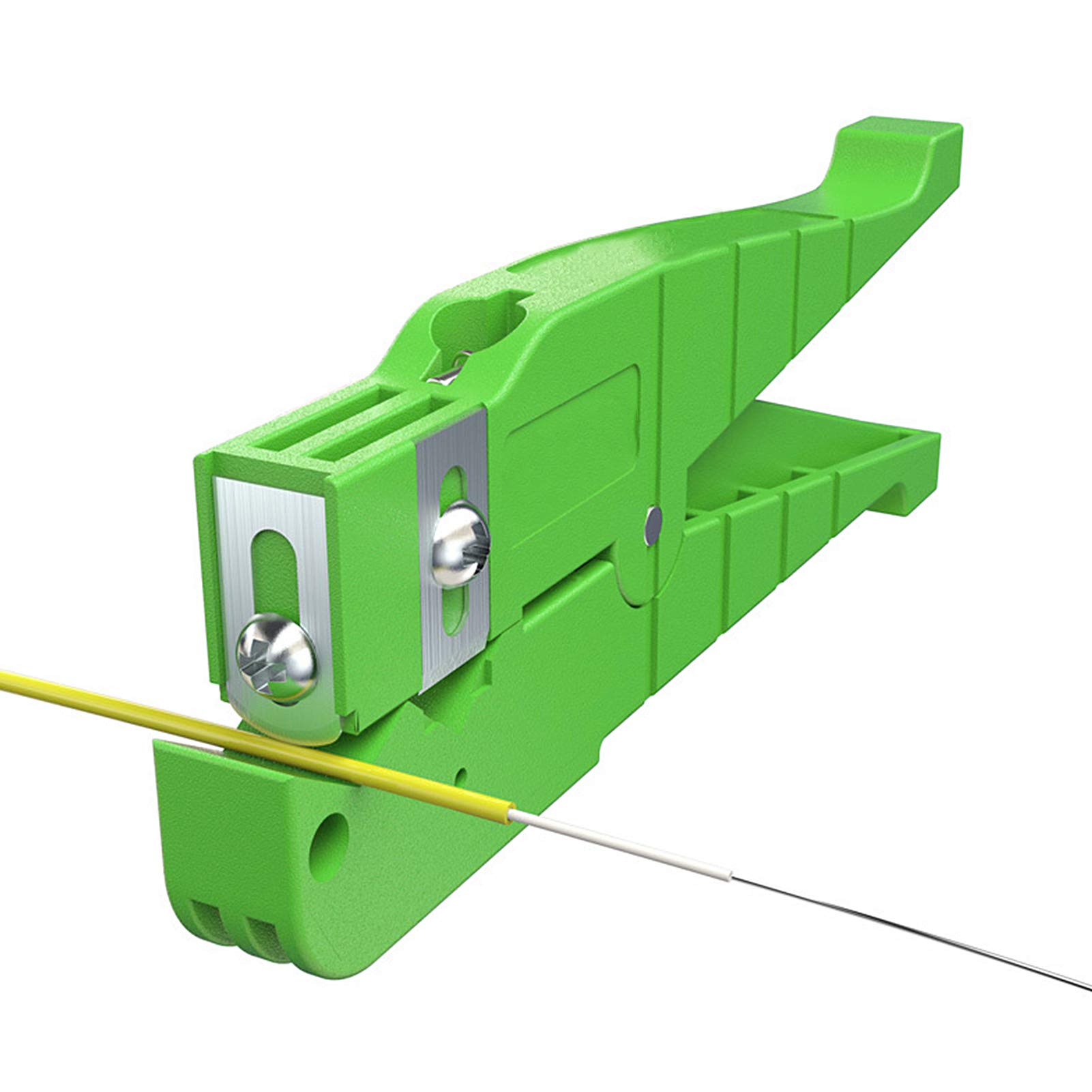 Spellafili per cavi in ​​fibra ottica, Strumento per fibre ottiche per spelafili per tubi, Utensili manuali per spelafili/mannaia per cavi coassiali per tubi, con diametro di 6,4-14,3 mm