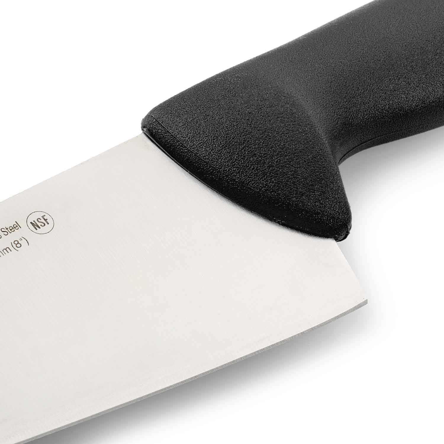 Arcos Cuchillo Chef con Hoja Acero Inoxidable Nitrum 200 mm. Cuchillo Cocina Profesional multipropósito. Mango ergonómico Polipropileno. Serie 2900. Color Negro. — view 4