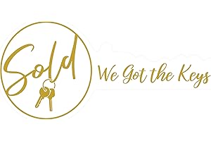 Realtor Key Sign: Sold - We've Got the Keys