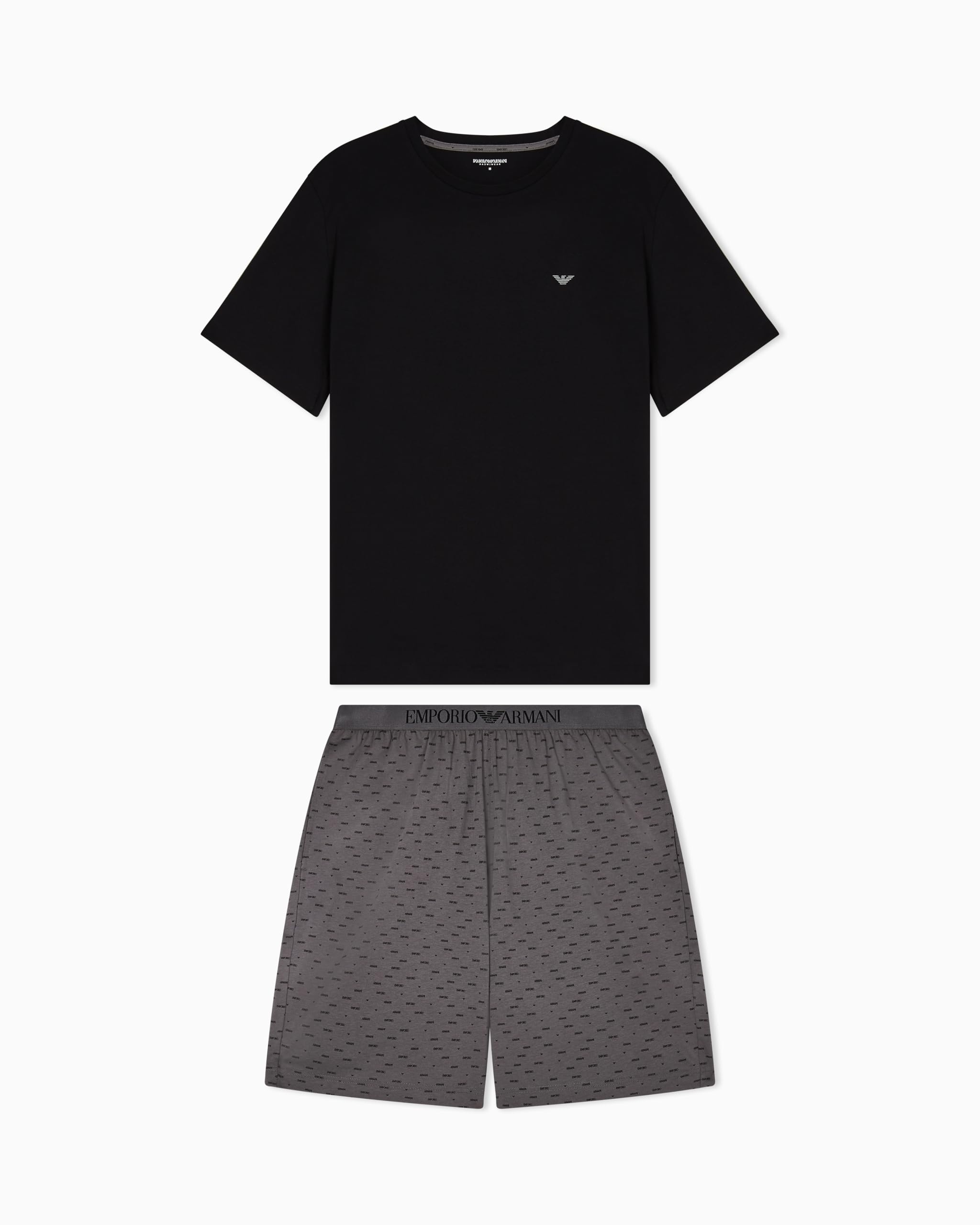 Emporio Armani Herren T-Shirt+Shorts Pyjama Pyjamaset