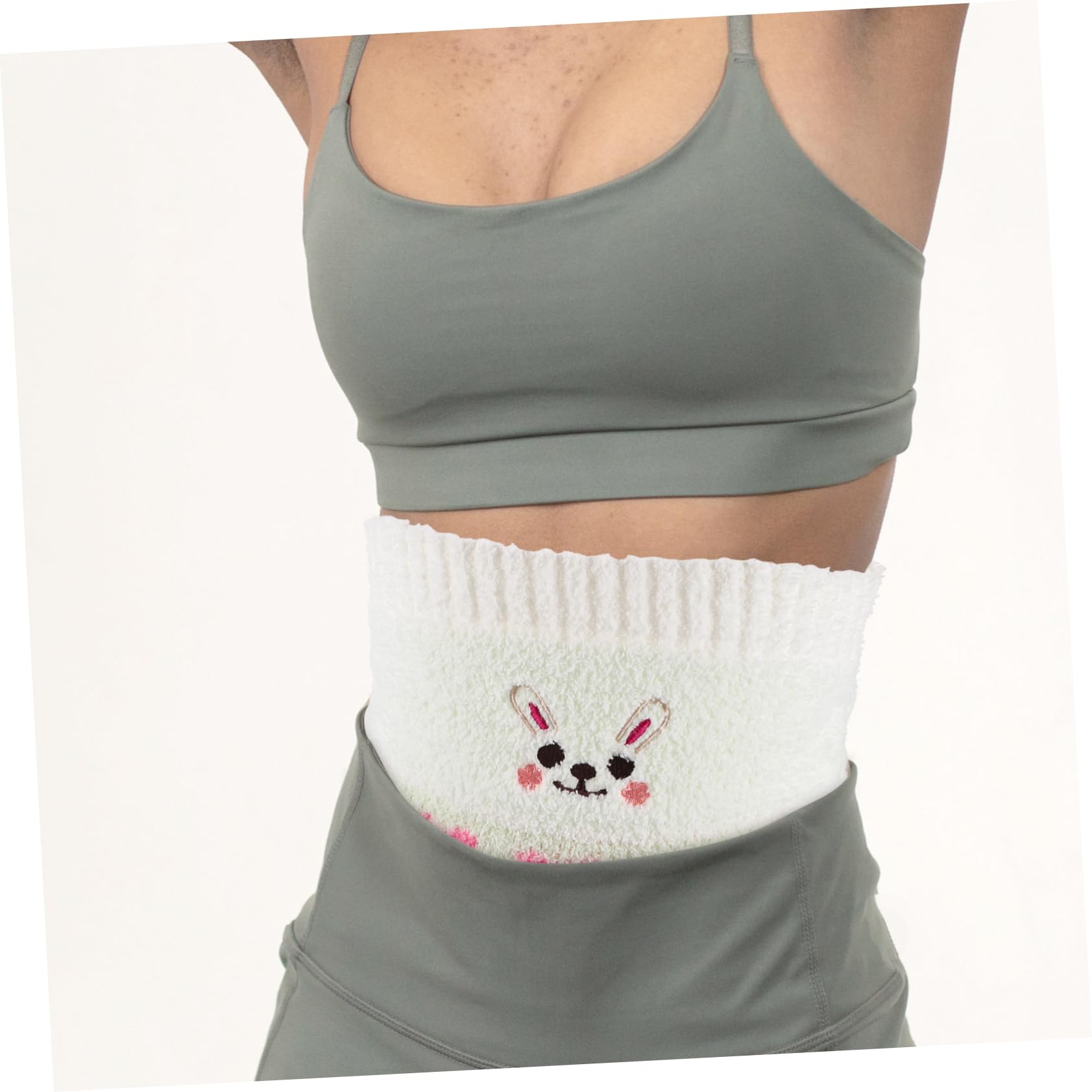 TOVINANNA 2Pcs Soft Warm Protective Waist Belts Comfortable Lumbar Support Wrap for Waist Protection for Lower and Postpartum