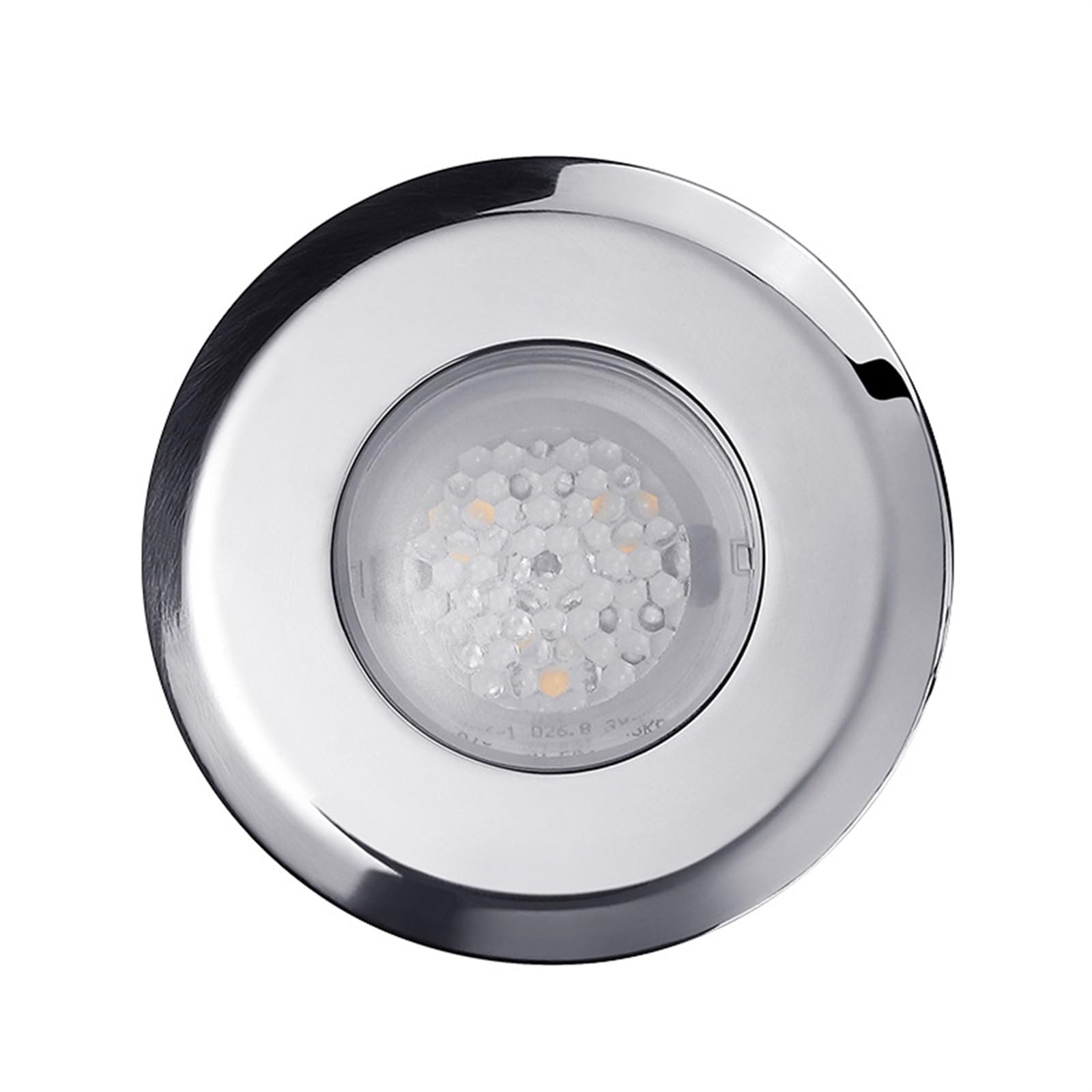 DIGNIFE Pool Lights, LED Underwater Light 12/24V Low Voltage Small Spotlight Swimming Pool 52MM Colorful RGB Courtyard Landscape Fish Pond(Rosso,78MM 10W)