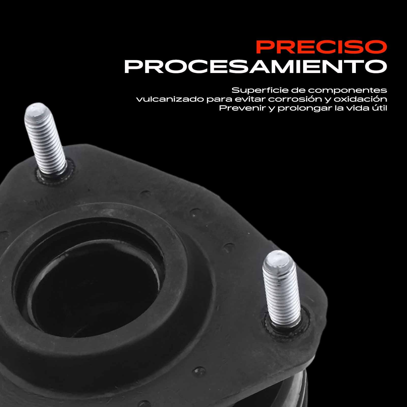 Frankberg Cojinete de domo Cojinete de soporte de amortiguador Delantero izquierdo o derecho Compatible con 2 DY Fiesta V JD JH Fusion JU Fiesta V Van Replace# 2S613K155AD